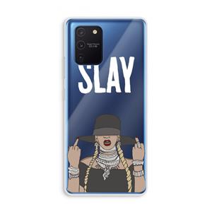 CaseCompany Slay All Day: Samsung Galaxy Note 10 Lite Transparant Hoesje