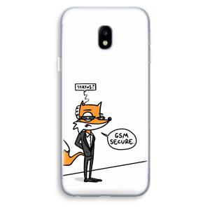 CaseCompany GSM secure: Samsung Galaxy J3 (2017) Transparant Hoesje