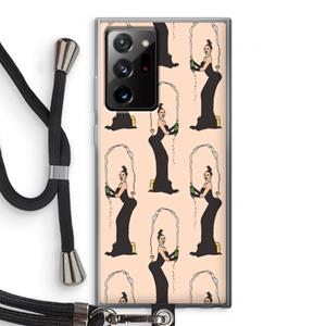 CaseCompany Pop Some Kim: Samsung Galaxy Note 20 Ultra / Note 20 Ultra 5G Transparant Hoesje met koord