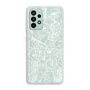 CaseCompany Vexx City #2: Samsung Galaxy A52s 5G Transparant Hoesje