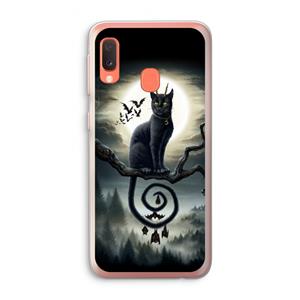 CaseCompany Moonlight Companions: Samsung Galaxy A20e Transparant Hoesje