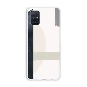 CaseCompany Baca: Galaxy A71 Transparant Hoesje