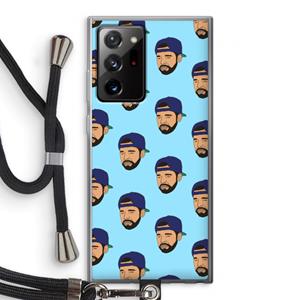 CaseCompany Drake Away: Samsung Galaxy Note 20 Ultra / Note 20 Ultra 5G Transparant Hoesje met koord