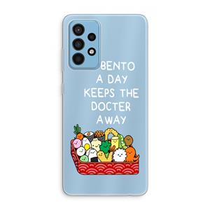 CaseCompany Bento a day: Samsung Galaxy A52 Transparant Hoesje