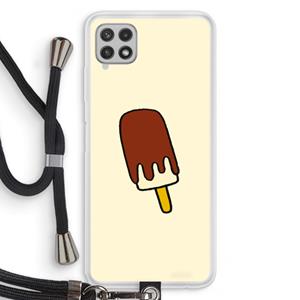 CaseCompany Frisco: Samsung Galaxy A22 4G Transparant Hoesje met koord