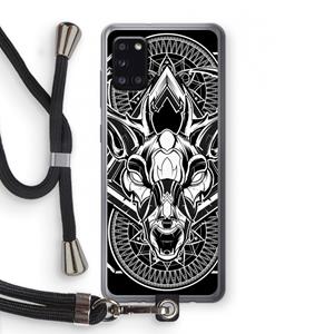 CaseCompany Oh Deer: Samsung Galaxy A31 Transparant Hoesje met koord