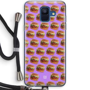 CaseCompany Giants: Samsung Galaxy A6 (2018) Transparant Hoesje met koord