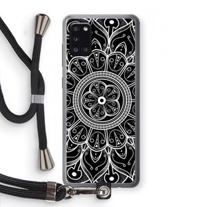 CaseCompany Roses Are Red: Samsung Galaxy A31 Transparant Hoesje met koord