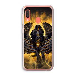 CaseCompany Pegasus: Samsung Galaxy A20e Transparant Hoesje