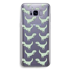 CaseCompany Dinos: Samsung Galaxy S8 Plus Transparant Hoesje