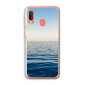 CaseCompany Water horizon: Samsung Galaxy A20e Transparant Hoesje