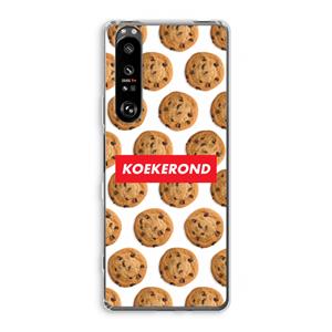 CaseCompany Koekerond: Sony Xperia 1 III Transparant Hoesje