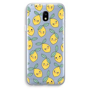 CaseCompany Citroenen: Samsung Galaxy J3 (2017) Transparant Hoesje