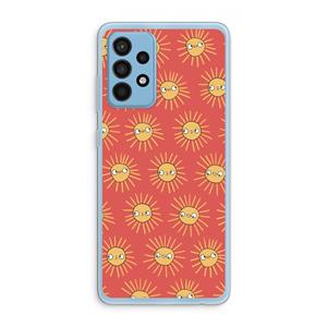CaseCompany Zon: Samsung Galaxy A52 Transparant Hoesje