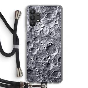 CaseCompany Maanlandschap: Samsung Galaxy A32 5G Transparant Hoesje met koord