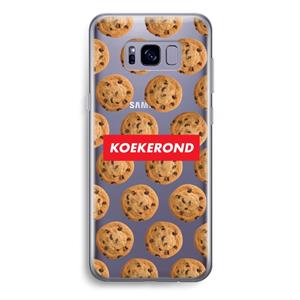 CaseCompany Koekerond: Samsung Galaxy S8 Plus Transparant Hoesje