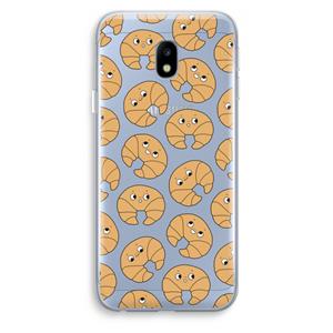 CaseCompany Croissant: Samsung Galaxy J3 (2017) Transparant Hoesje