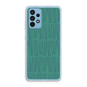 CaseCompany Swirls: Samsung Galaxy A52 Transparant Hoesje