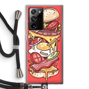 CaseCompany Diet Coke Please: Samsung Galaxy Note 20 Ultra / Note 20 Ultra 5G Transparant Hoesje met koord