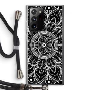 CaseCompany Roses Are Red: Samsung Galaxy Note 20 Ultra / Note 20 Ultra 5G Transparant Hoesje met koord