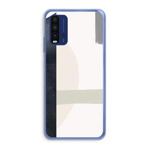 CaseCompany Baca: Xiaomi Redmi 9T Transparant Hoesje