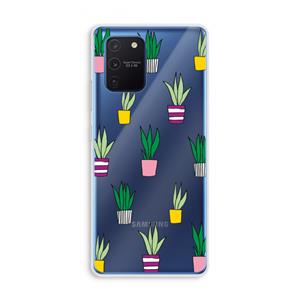 CaseCompany Sanseveria: Samsung Galaxy Note 10 Lite Transparant Hoesje