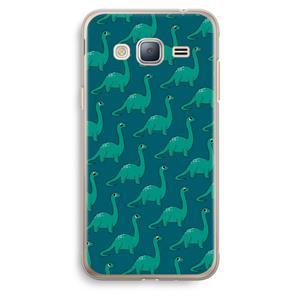 CaseCompany Diplodocus: Samsung Galaxy J3 (2016) Transparant Hoesje