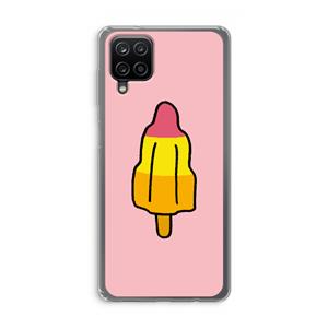 CaseCompany Raketijsje: Samsung Galaxy A12 Transparant Hoesje
