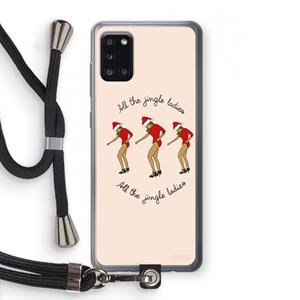 CaseCompany Jingle Ladies: Samsung Galaxy A31 Transparant Hoesje met koord