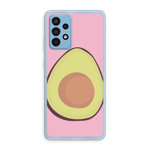 CaseCompany Avocado: Samsung Galaxy A52 Transparant Hoesje
