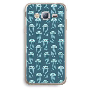 CaseCompany Kwallie: Samsung Galaxy J3 (2016) Transparant Hoesje