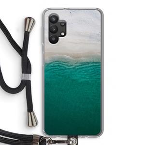 CaseCompany Stranded: Samsung Galaxy A32 5G Transparant Hoesje met koord
