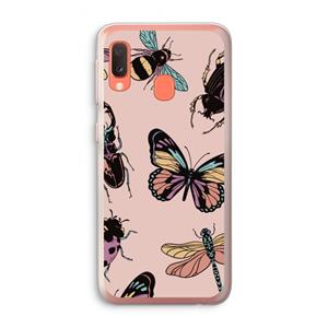 CaseCompany Tiny Bugs: Samsung Galaxy A20e Transparant Hoesje