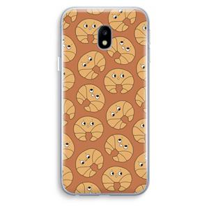 CaseCompany Croissant: Samsung Galaxy J3 (2017) Transparant Hoesje