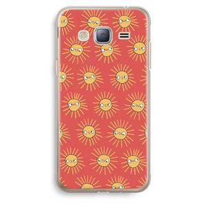 CaseCompany Zon: Samsung Galaxy J3 (2016) Transparant Hoesje