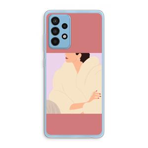 CaseCompany Cosy: Samsung Galaxy A52 Transparant Hoesje