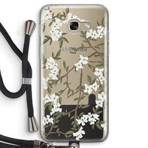 CaseCompany Blossoming spring: Samsung Galaxy A5 (2017) Transparant Hoesje met koord