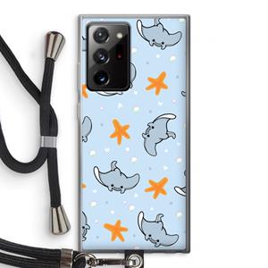 CaseCompany Manta: Samsung Galaxy Note 20 Ultra / Note 20 Ultra 5G Transparant Hoesje met koord
