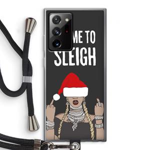 CaseCompany Came To Sleigh: Samsung Galaxy Note 20 Ultra / Note 20 Ultra 5G Transparant Hoesje met koord