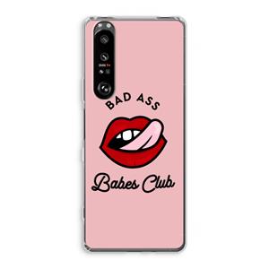 CaseCompany Badass Babes Club: Sony Xperia 1 III Transparant Hoesje
