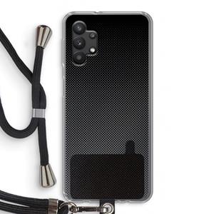 CaseCompany Musketon Halftone: Samsung Galaxy A32 5G Transparant Hoesje met koord
