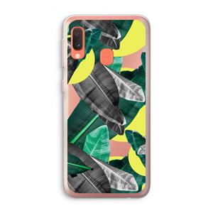 CaseCompany Fantasie jungle: Samsung Galaxy A20e Transparant Hoesje