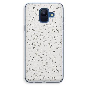 CaseCompany Terrazzo N°14: Samsung Galaxy A6 (2018) Transparant Hoesje