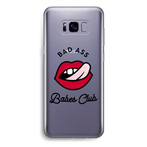 CaseCompany Badass Babes Club: Samsung Galaxy S8 Plus Transparant Hoesje