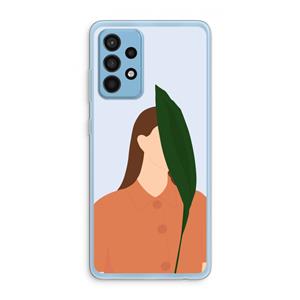 CaseCompany Leaf: Samsung Galaxy A52 Transparant Hoesje