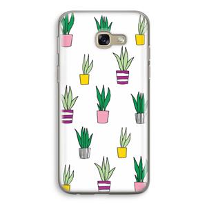 CaseCompany Sanseveria: Samsung Galaxy A5 (2017) Transparant Hoesje