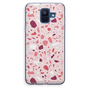 CaseCompany Terrazzo N°15: Samsung Galaxy A6 (2018) Transparant Hoesje