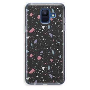 CaseCompany Terrazzo N°16: Samsung Galaxy A6 (2018) Transparant Hoesje