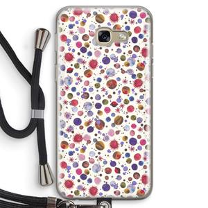 CaseCompany Planets Space: Samsung Galaxy A5 (2017) Transparant Hoesje met koord