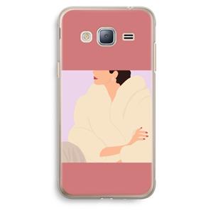 CaseCompany Cosy: Samsung Galaxy J3 (2016) Transparant Hoesje